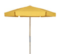 FiberBuilt Umbrellas 7BPU-6R-WDA-TX-Yellow Umbrella, 7-1/2-Feet, Yellow Textaline Vinyl Coated Weave Canopy Beach Umbrell