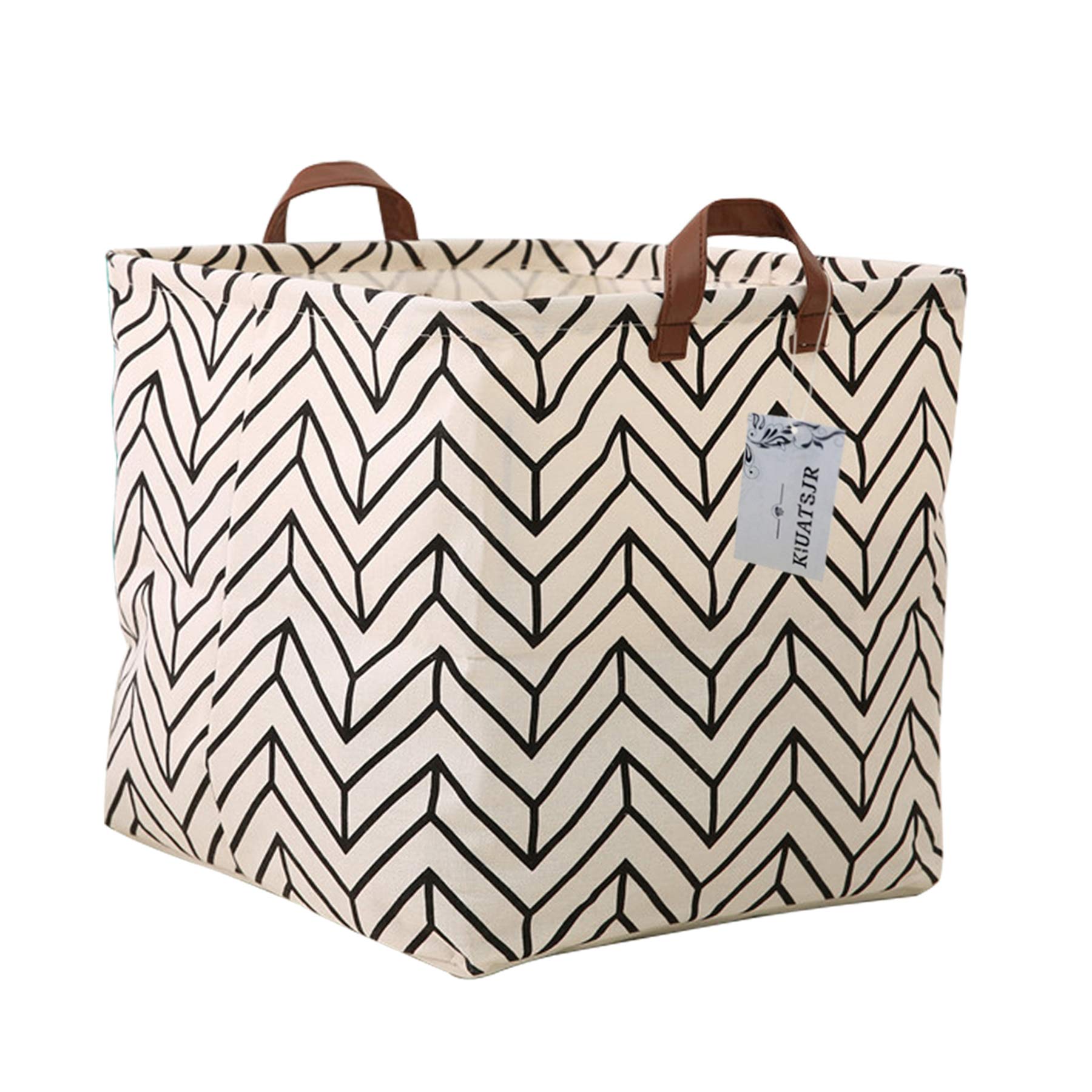 Square Storage Basket Fabric Organizer Bin For Toys,Books,Clothes,Gifts,Pets-Perfect For Home,Office,Nursery,Dorm,Shelf, Gift Baskets(Geometric)