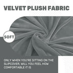 Maxijin Velvet Stretch Cushion Covers Fitted Couch Cushion Slipcovers Sofa Seat Cushion Covers For Individual Cushions With Elas