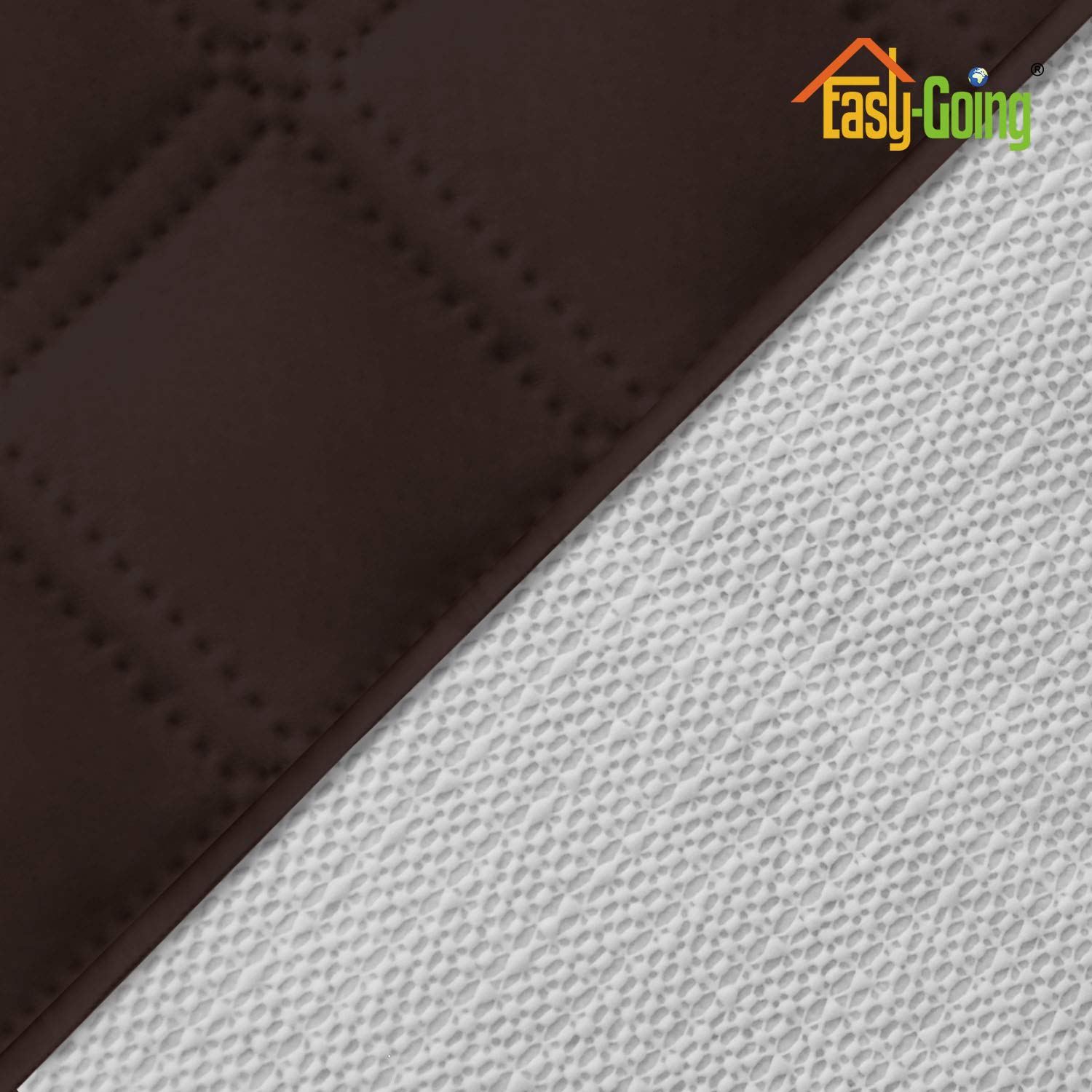 Easy-Going Sofa Slipcover Waterproof Recliner Chair Cover Non-Slip Fabric Couch Cover For Living Room Washable Furniture Protector For Pets Kids Children Dog Cat (Recliner, Chocolate)