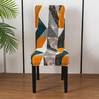 Hzdhclh Chair Covers For Dining Room Set Of 4,Stretch Spandex Geometric Parsons Chair Slipcover 4 Pack,Washable Anti-Dust Chair