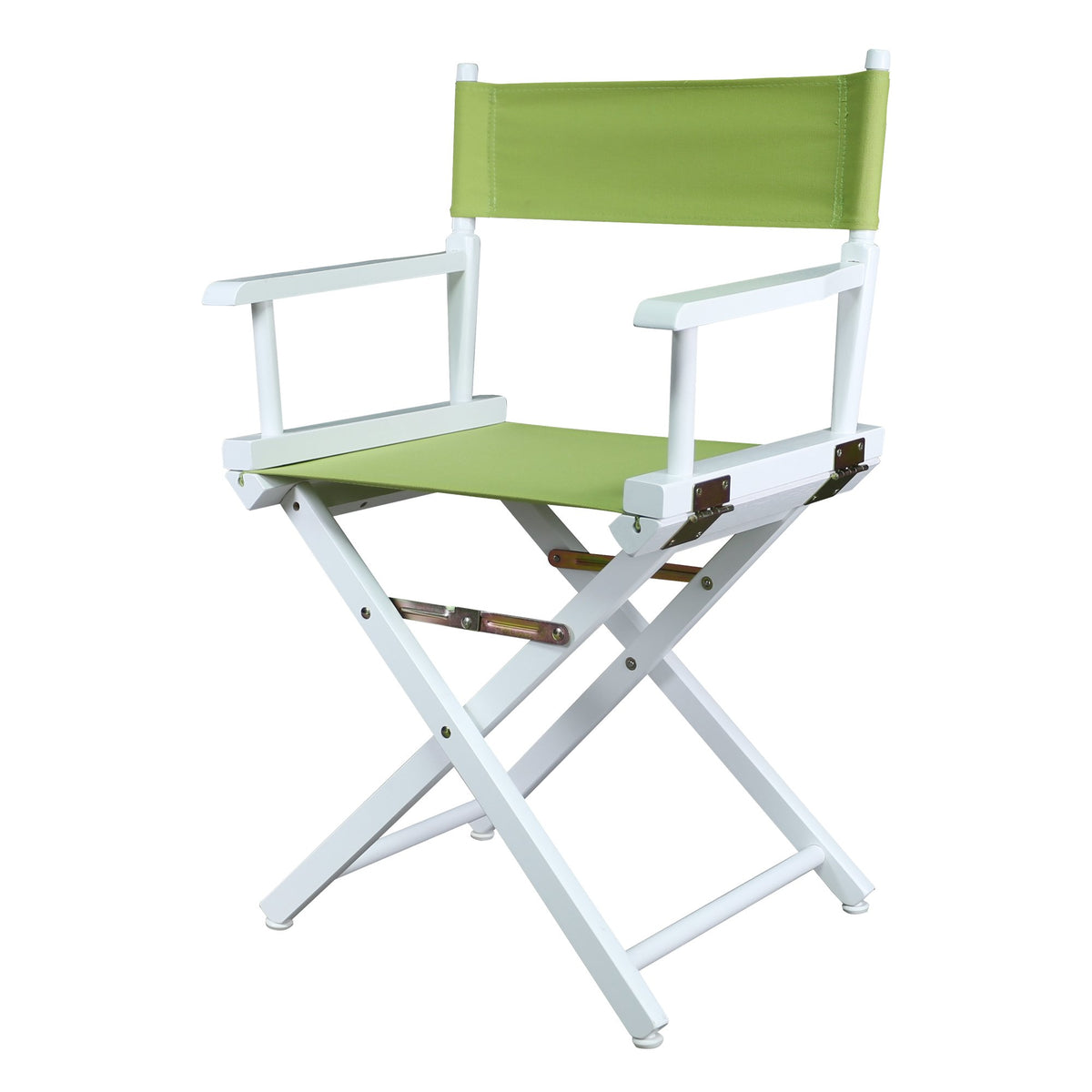 Casual Home 200-01/021-72 Director'S Chair Canvas 18&quot; - Classic Height Whiteframe/Lime Green