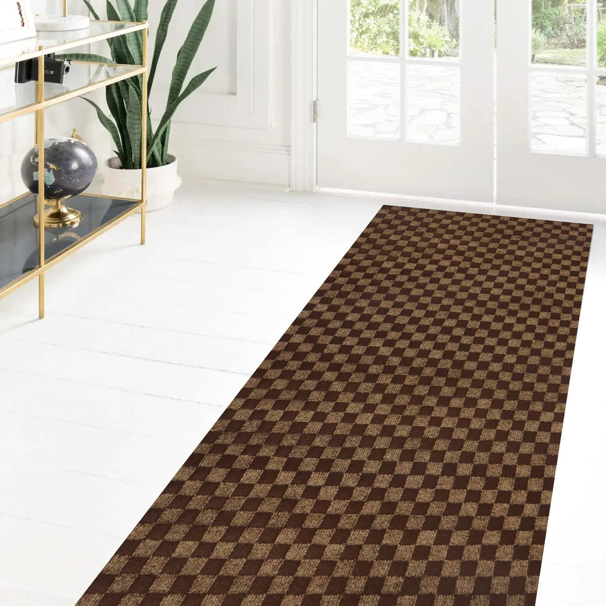 Custom Size Runner Rug 4 ft x 15 ft, ZGR 2-82ft Carpet Runners Hallway Entryway Kitchen Garage Laundry Room Area Rugs with Non-S