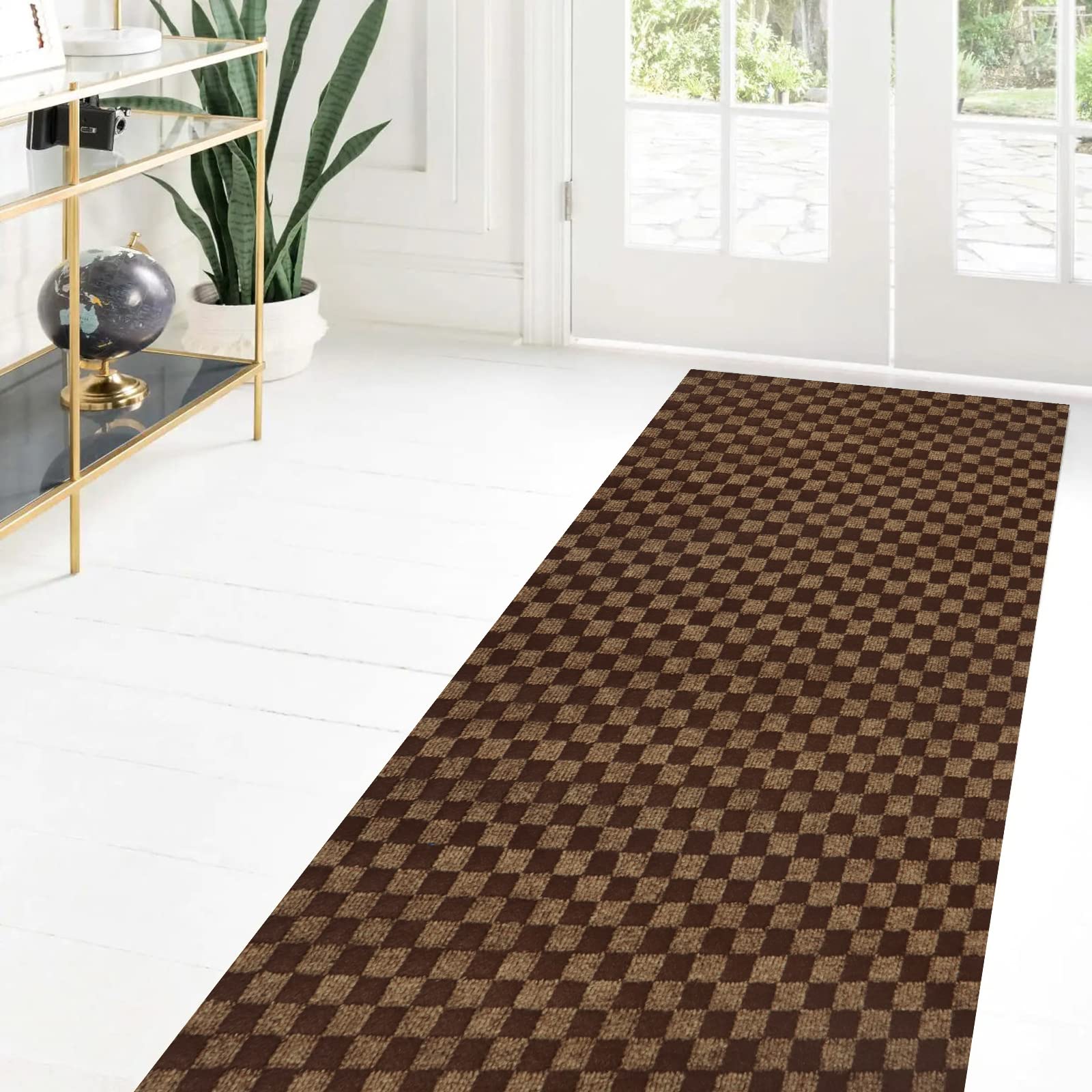 Custom Size Runner Rug 4 ft x 46 ft, ZGR 2-82ft Carpet Runners Hallway Entryway Kitchen Garage Laundry Room Area Rugs with Non-S