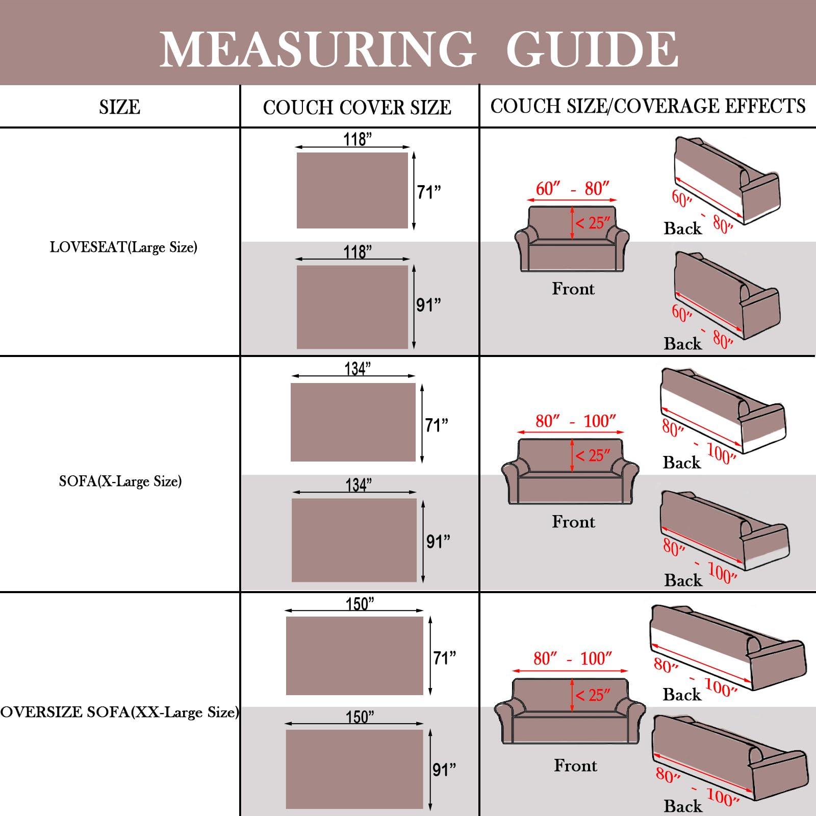 Handontime Soild Couch Covers For Dogs Pink-Purple Sofa Covers Boho Cover For Sofa 3 Seats Chenille Sofa Throw Cover Mauve Sofa Covers For 3 Cushion Couch Tassel Sofa Cover, 91' X150'