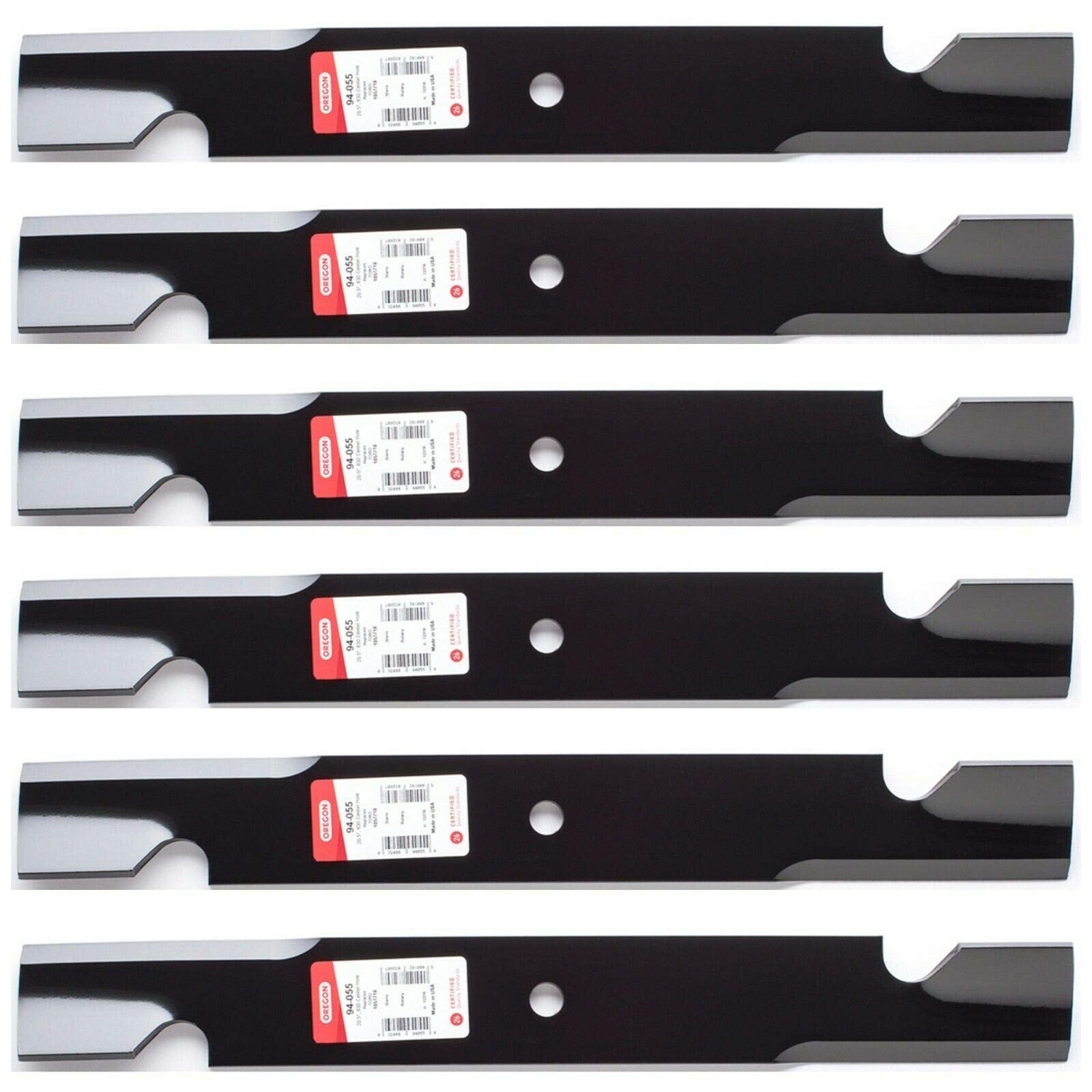 6Pk Oregon 94-055 Blades For Toro 105-7718-03 105-7715 105-7716 108-1114 105-7718 Hustler 602771