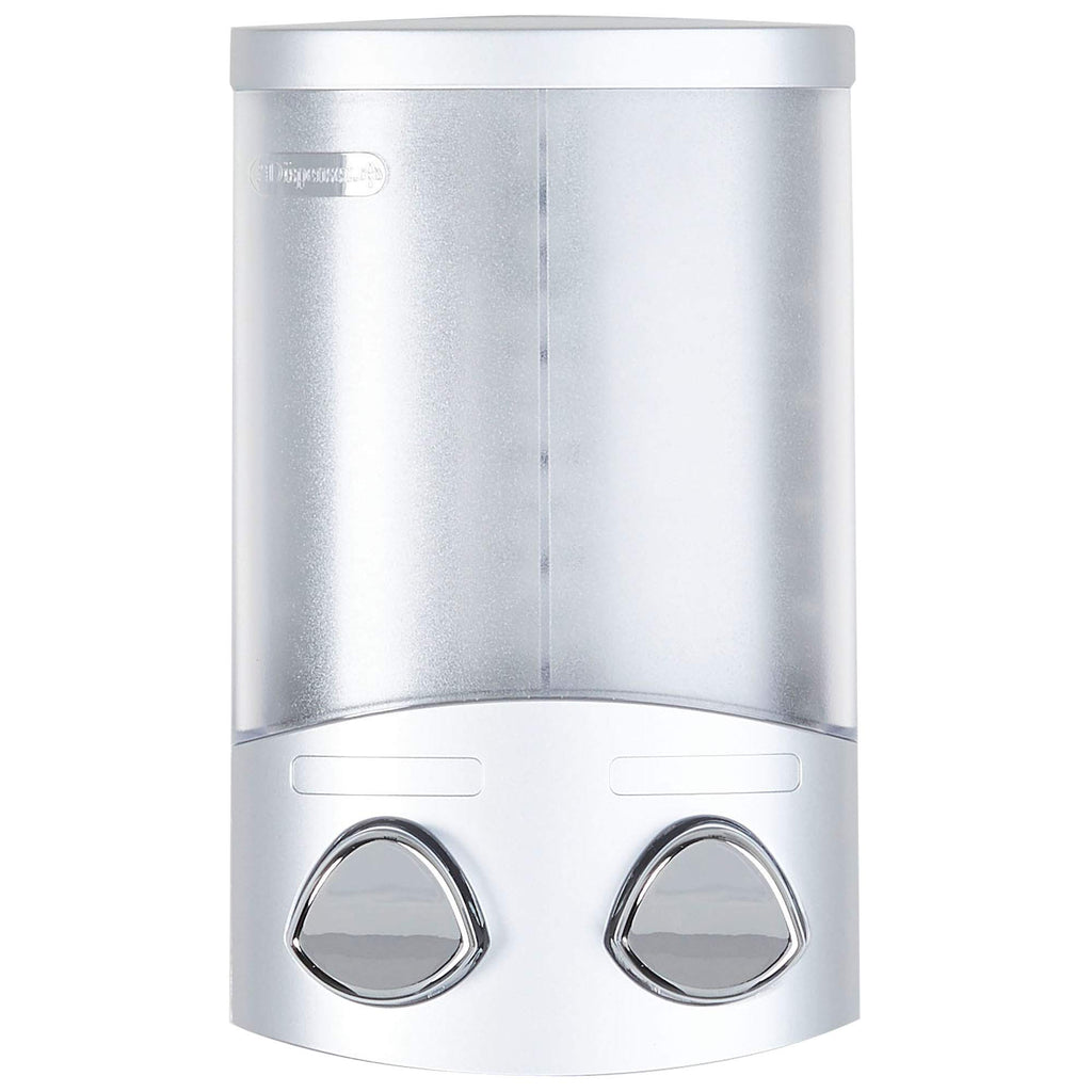 Better Living Products 76234-1 Duo 2-Chamber Dispenser, Satin Silver
