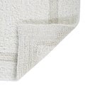 Better Trends 100% Cotton Lux Collection Bath Mats, Ivory Bath Mat - Tufted, Reversible & Absorbent & Machine Washable Bath Mats