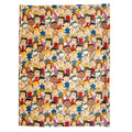 Franco Collectibles Peanuts Snoopy & Pals Bedding Super Soft Cozy Throw, 46 In X 60 In, (100% Officially Licensed Product)