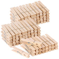 100pcs Clothes Pins Wooden Clothespins 3inch Heavy Duty Wood Clips for Hanging Clothes Pictures Outdoor