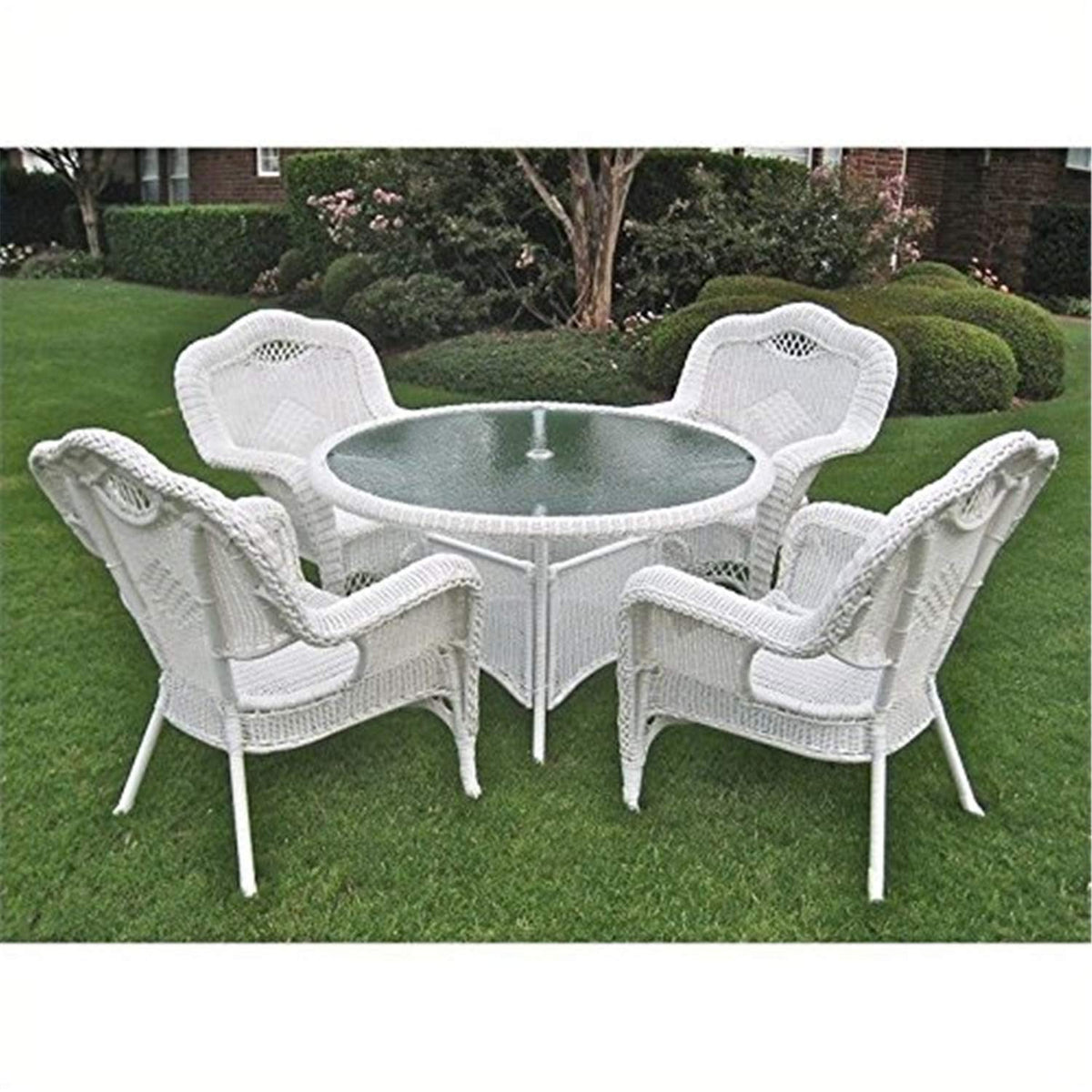 International Caravan Furniture Riviera 5-Piece Outdoor Dining Group