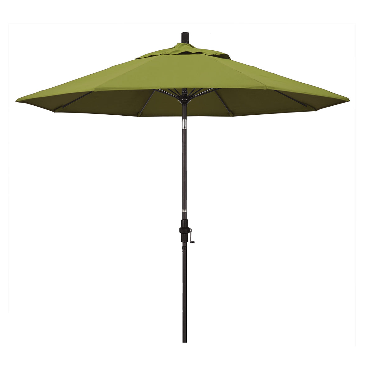 California Umbrella Gscuf908117-Sa11 9' Round Aluminum Pole Fiberglass Rib Market Patio Umbrella, 9-Foot, Ginkgo