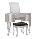 Linon Paloma Vanity Set, 30 x 40.5 x 19.25, Silver