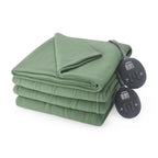 Sunbeam Royal Ultra Fleece Heated Electric Blanket Queen Size, 90' X 84', 12 Heat Settings, 12-Hour Selectable Auto Shut-Off, Fast Heating, Machine Washable, Warm And Cozy, Matcha