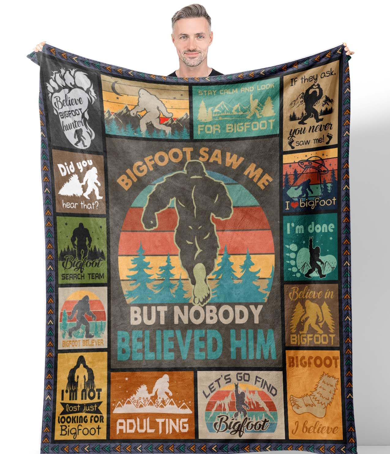Hocgiwd Bigfoot Gifts, Sasquatch Gifts, Big Foot Sasquatch Gifts, Bigfoot Gifts For Men Women, Birthday Gifts For Sasquatch Love