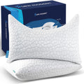 Cooling Bed Pillows For Sleeping 2 Pack Shredded Memory Foam Pillows Adjustable Cool Pillow For Side Back Stomach Sleepers Luxur