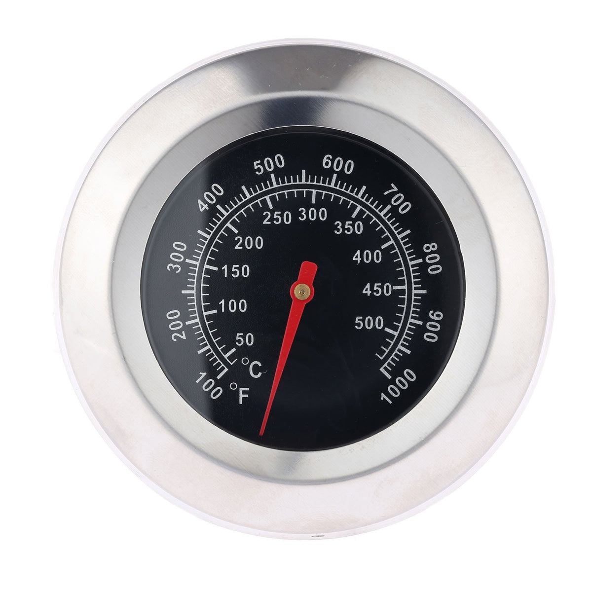 1Pc 3' Face 1000F Thermometer Temperature Gauge Bbq Barbecue Charcoal Grill Smoker