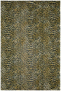 Dalyn Rugs Akina Leopard Animal Print Ak2 Faux Fur Gold 5' X 7'6"
