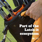 Frogger Golf Microfiber Waffle Trax Towel With Magnetic Bag Latch-It | Premium Microfiber Golf Towels For Golf Bags For Men & Wo