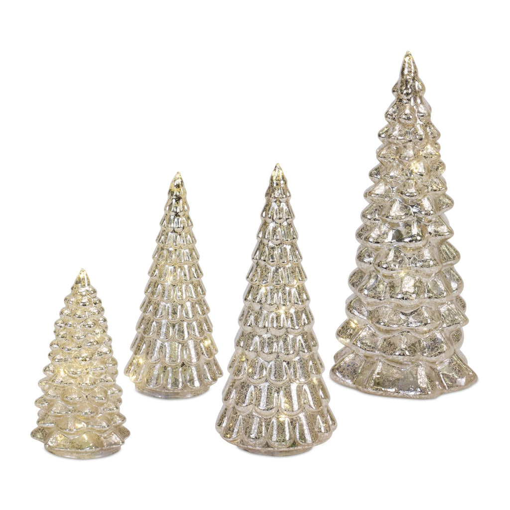 Led Tree Decor (Set Of 4)
