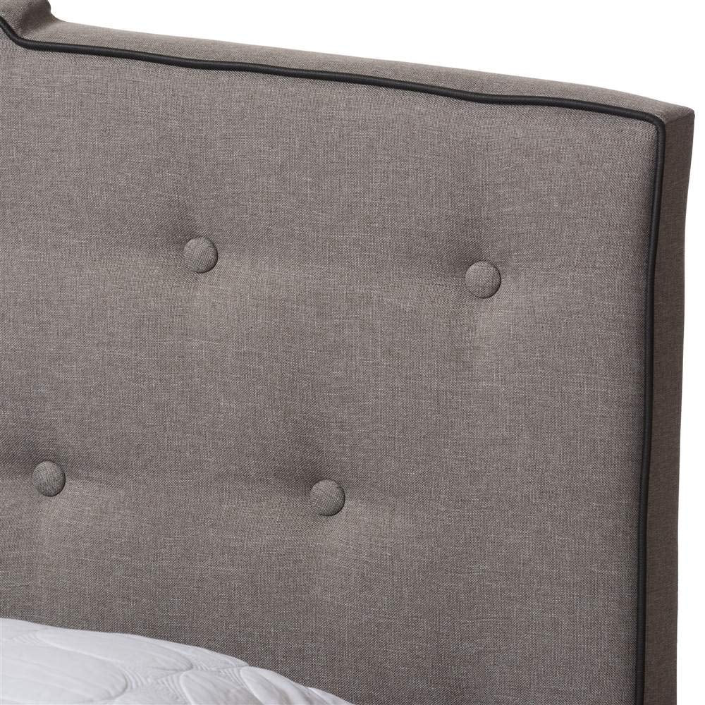 Baxton Studio Vivienne Queen Size Bed - Thumbnail 3