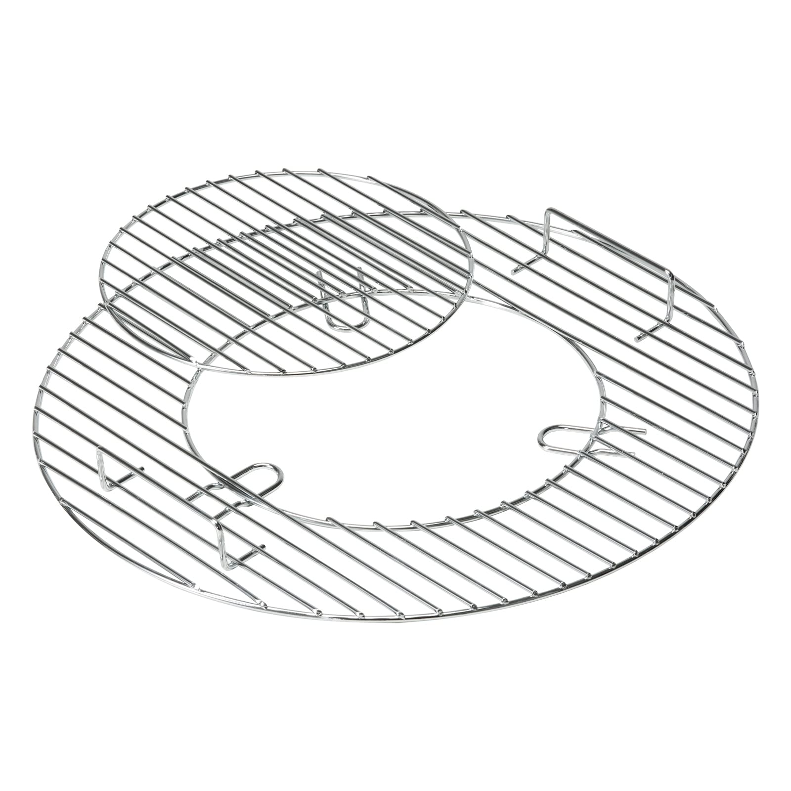 VEVOR 21 inch Round Stainless Steel Grates for 22 inch Kettle, Performer, Charcoal Grill Replacement Parts for Outdoor Cooking, 