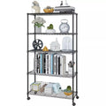 Storack 5Shelf Heavy Duty Rack Heights Adjustable Storage Rack/Kitchen Organiser Free Standing Multi Purpose Rack 30X14X60Inch