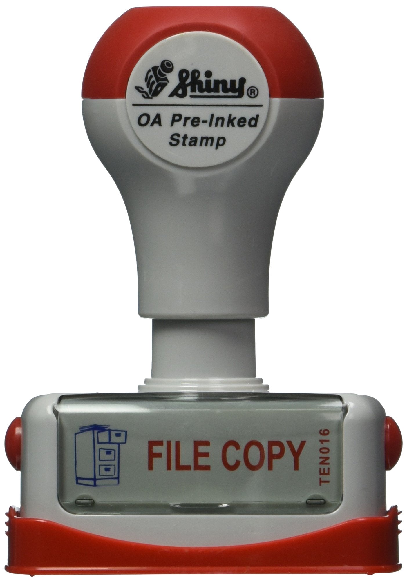 Shiny Title Stamp - 'File Copy', Two Color (Ten016)