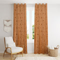 Rensum Textured Velvet Curtains for Window 5Ft Set of 2, Decorative Curtain Drapes for Living Room Bedroom Kitchen, Heavy Eyelet