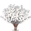 HOHOTIME 36Pcs Christmas Glitter Berries Stems, 9.5 Inch Artificial Christmas Tree Picks for Christmas Tree Decorations Ornament