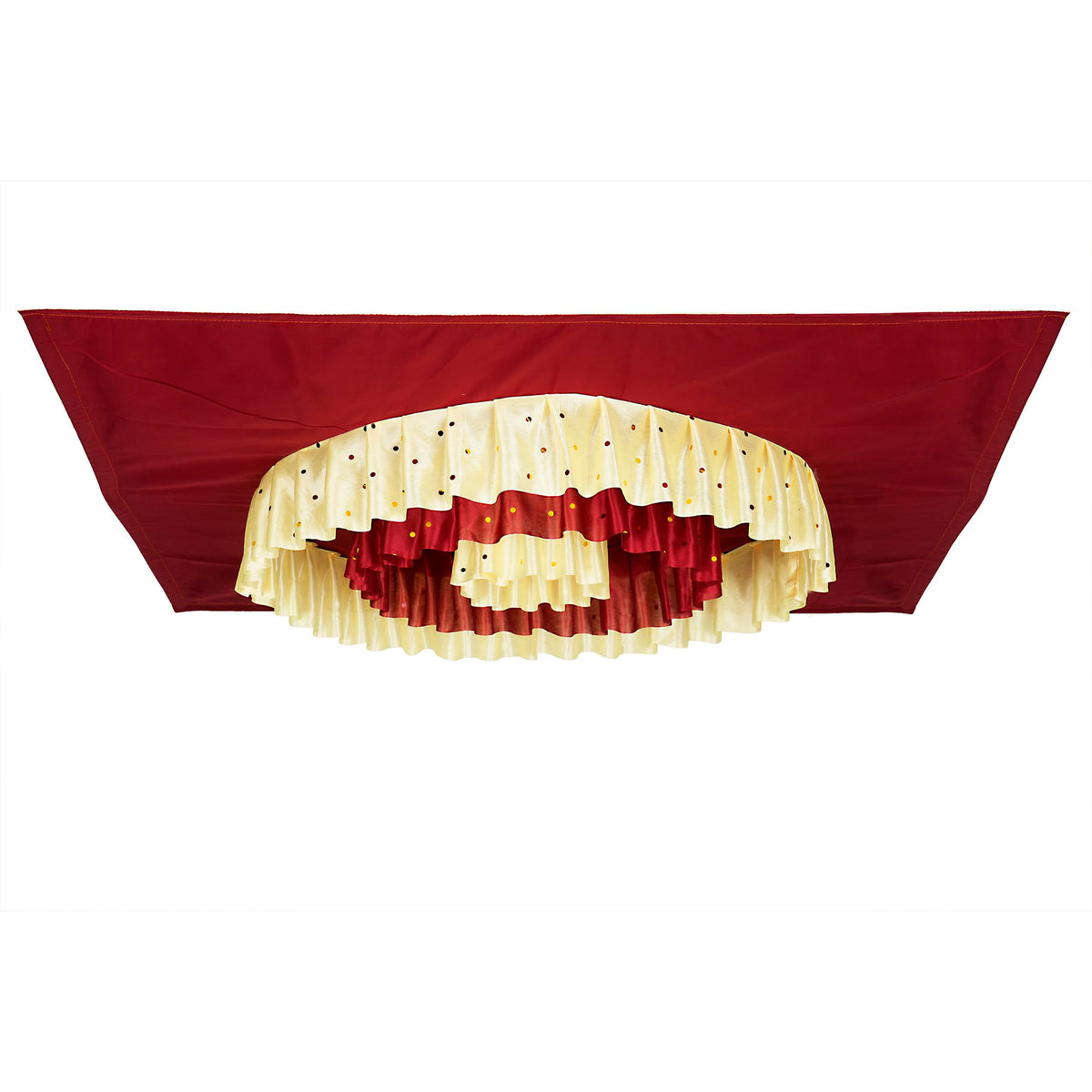 PRIYAKANT SAFAWALA Ganpati Decoration Ceiling Top Jhumar Ideas at Home, Festival, Wedding, Birthday, Diwali, Ganesh Chaturthi De