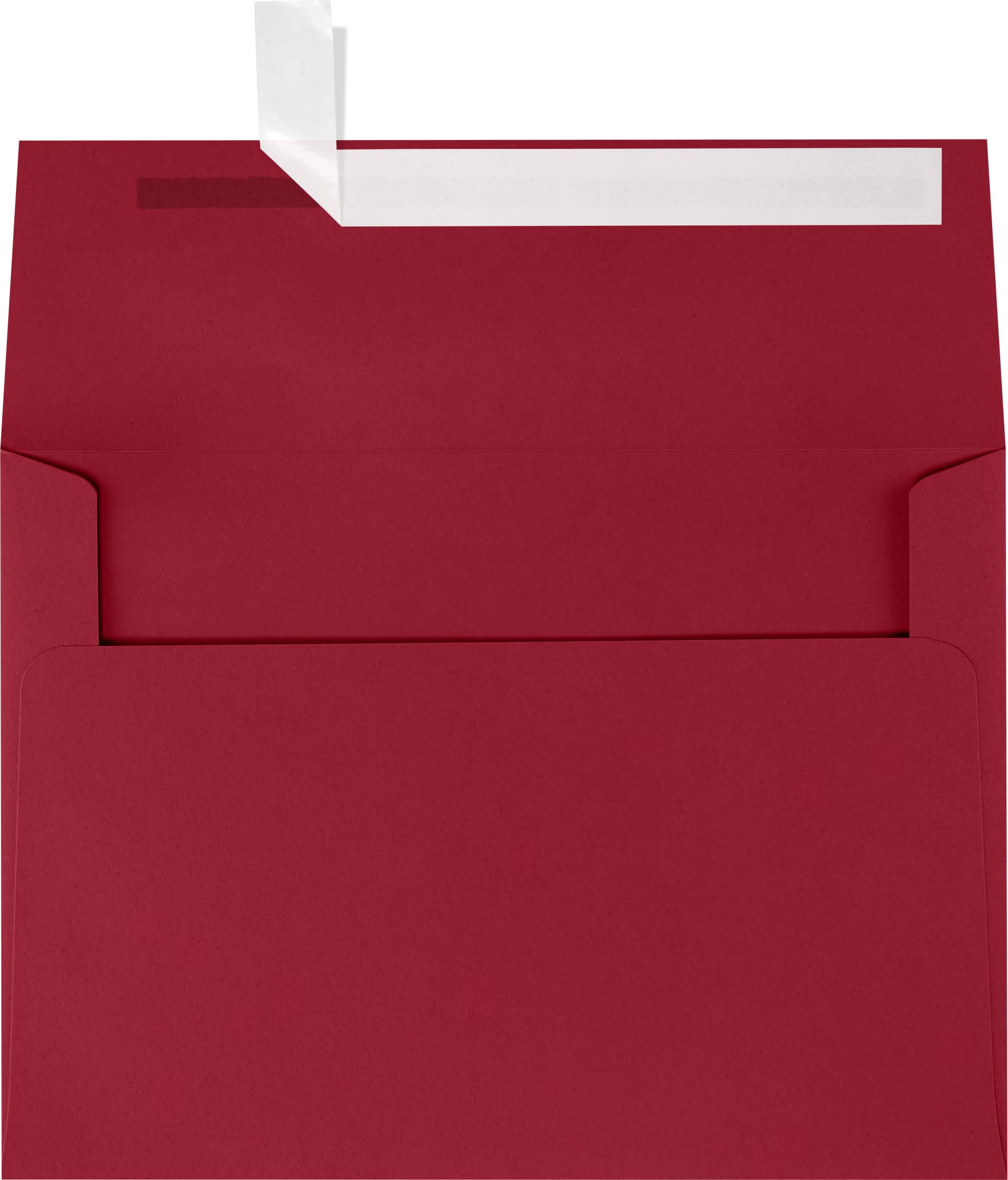 Luxpaper A7 Invitation Envelopes For 5 X 7 Cards In 80 Lb. Garnet, Printable Envelopes For Invitations, W/Peel And Press Seal, 2