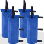 Abccanopy 150 Lbs Extra Large Canopy Sand Bags, 4-Pack, Blue (Without Sand)