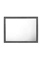 Acme Haiden Rectangular Wood Frame Dresser Mirror In Weathered Black