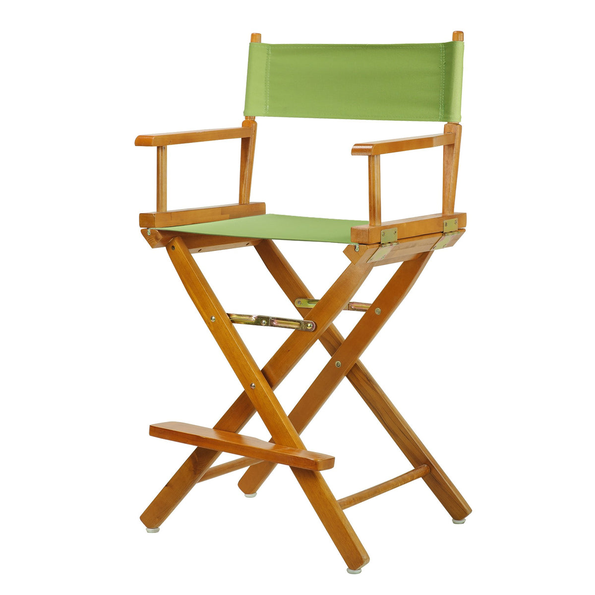 Casual Home 220-05/021-72 Director Chair 24&quot; - Counter Height Honey Oakframe/Lime Green Canvas