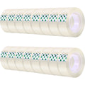 Shappy 16 Rolls Transparent Tape Refills Clear Tape Each Roll 3/4 X 1200 Inch Back To School Supplies Operation Christmas Transp