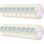 Shappy 16 Rolls Transparent Tape Refills Clear Tape Each Roll 3/4 X 1200 Inch Back To School Supplies Operation Christmas Transp