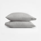 Simply Soft 2 Piece Ultra Soft Pillow Case Set, Standard, Light Gray
