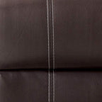 Acme Zuriel Faux Leather Motion Reclining Loveseat In Brown