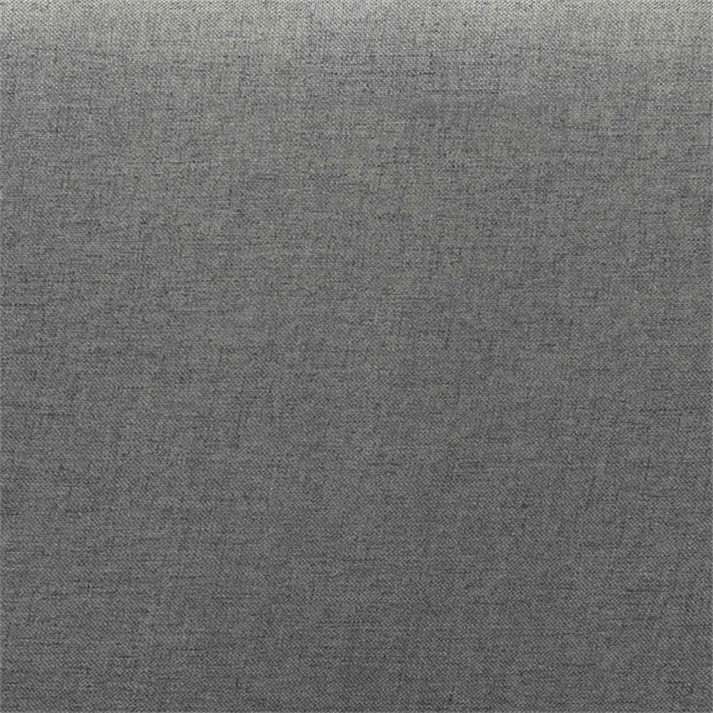 Baxton Studio Abner Modern and Contemporary Transitional Dark Grey Fabric Upholstered and Walnut Brown Finished Wood Queen Size Headboard