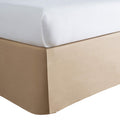 Today’S Home Classic Tailored Bed Skirt Dust Ruffle, Cotton Blend Design, 14' Drop Length, Twin, Mocha