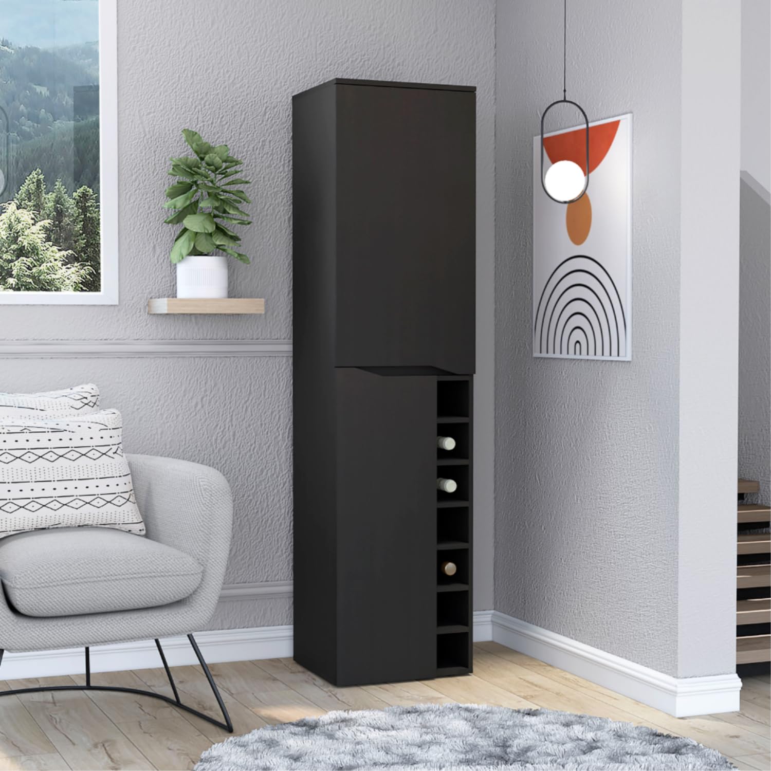 Haora Tall Bar Double Door Cabinet