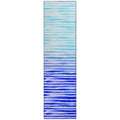 Seabreeze Sz8 Blue Coastal Rug Runner 2' 3" X 7 ' 6"