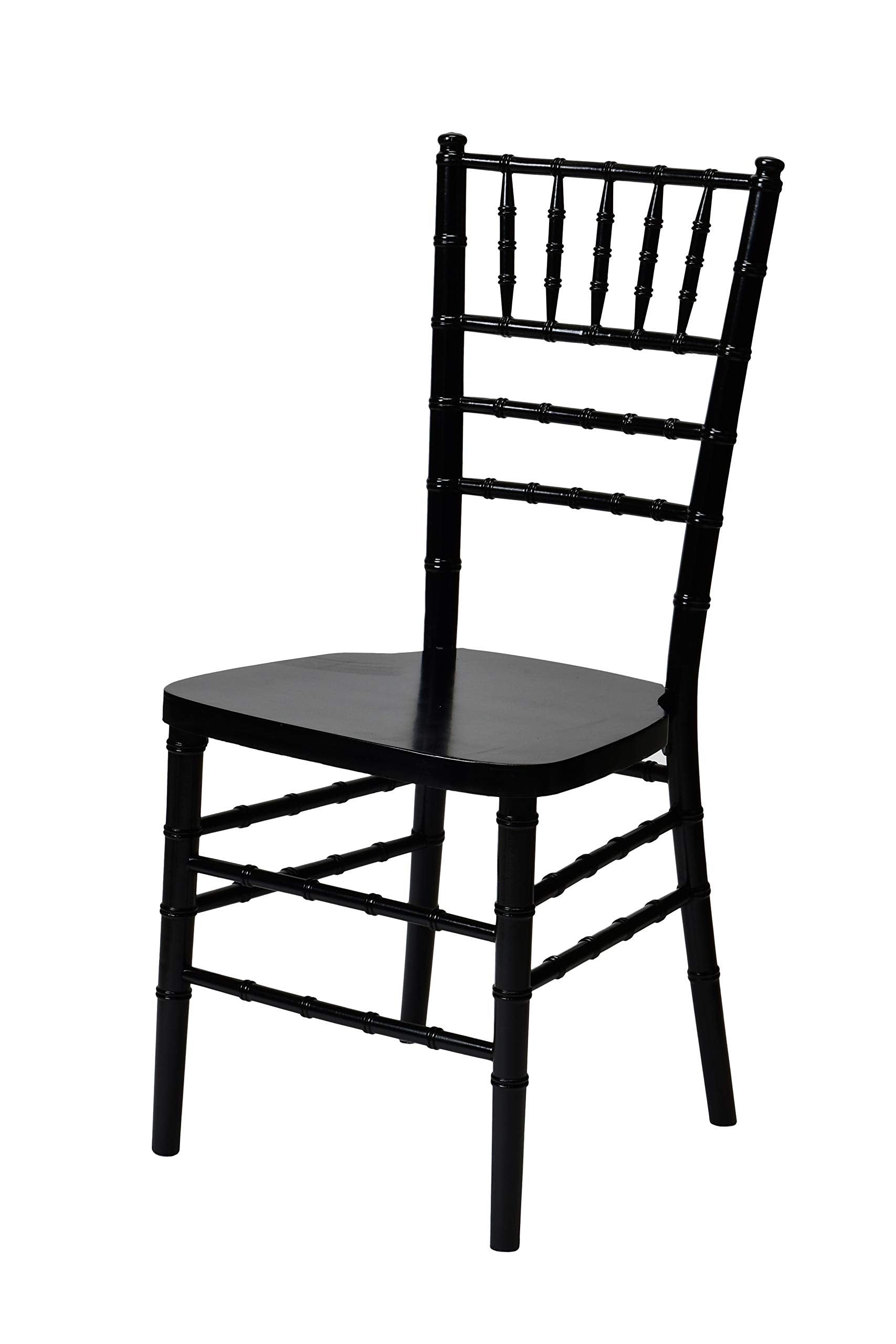 Commercial Seating Products European Black Wood Dining Chairs, 2-Pack