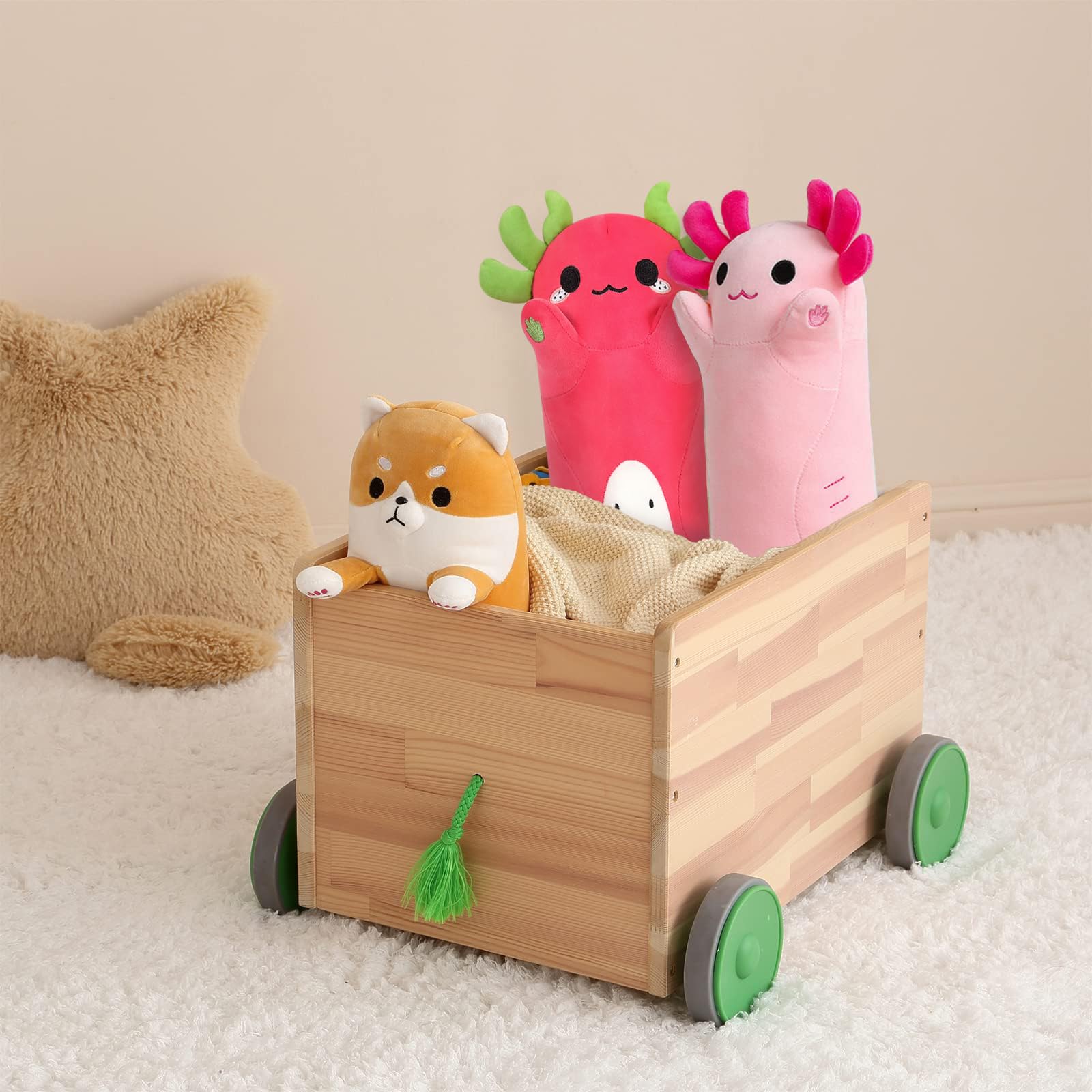 Peach Cat Long Dragon Fruit Axolotl Stuffed Animal Kawaii Pitaya Axolotl Plush Pillow Toy For Girls And Boys 19.6'