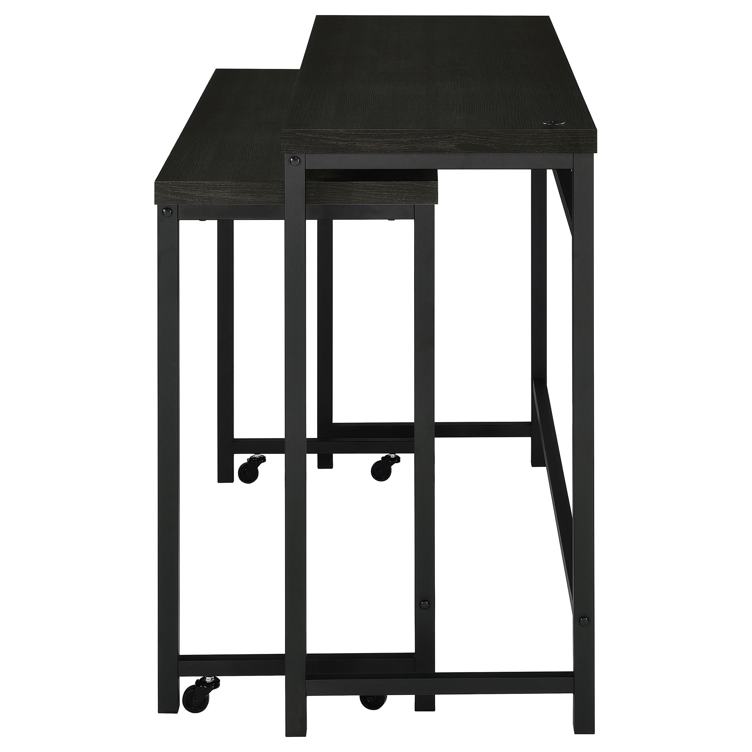 Coaster Home Furnishings Hawes 4-Piece Multipurpose Counter Height Table Set Black