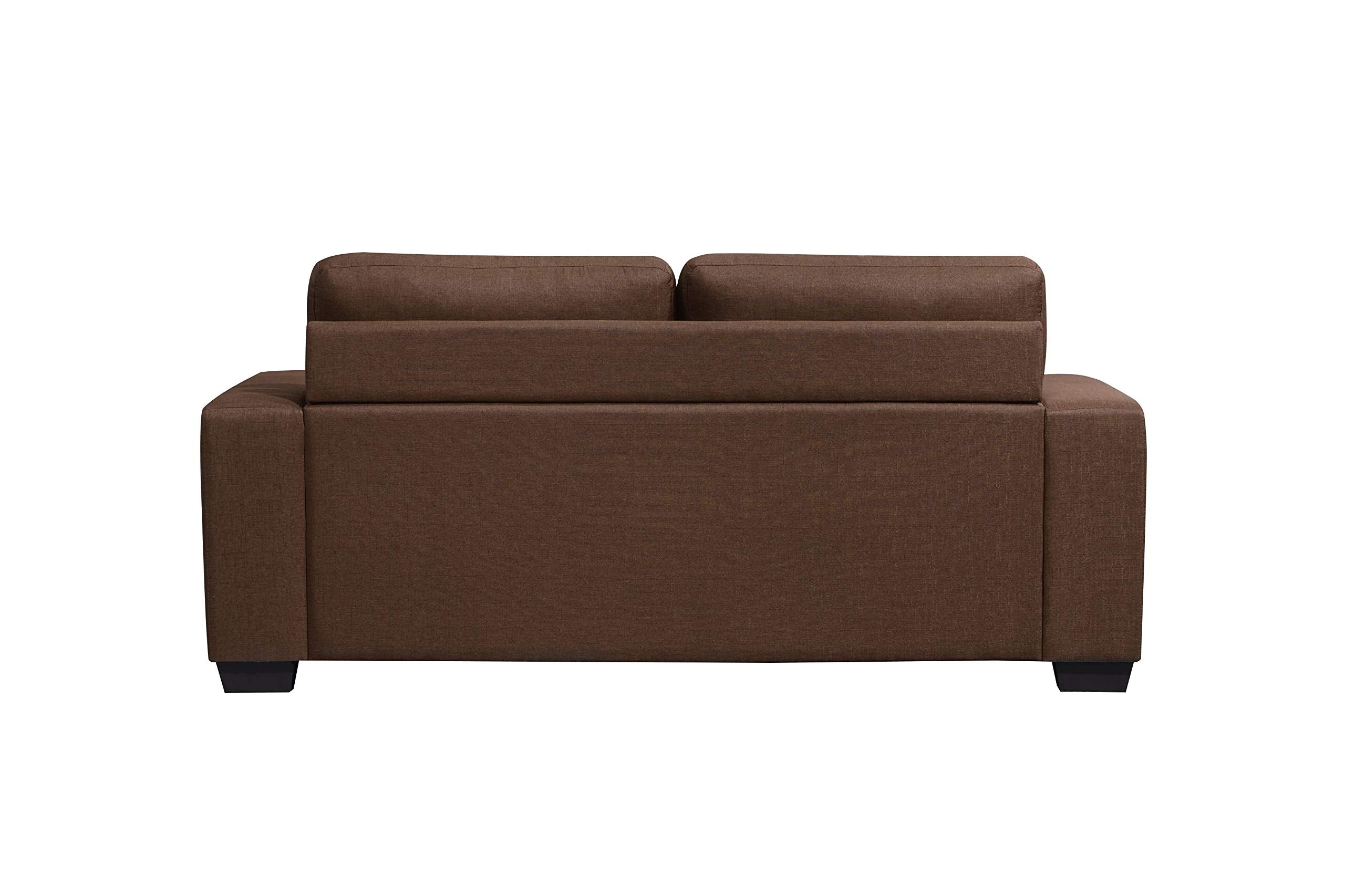 Acme Zoilos 2-Seater Fabric Upholstered Sleeper Sofa in Brown