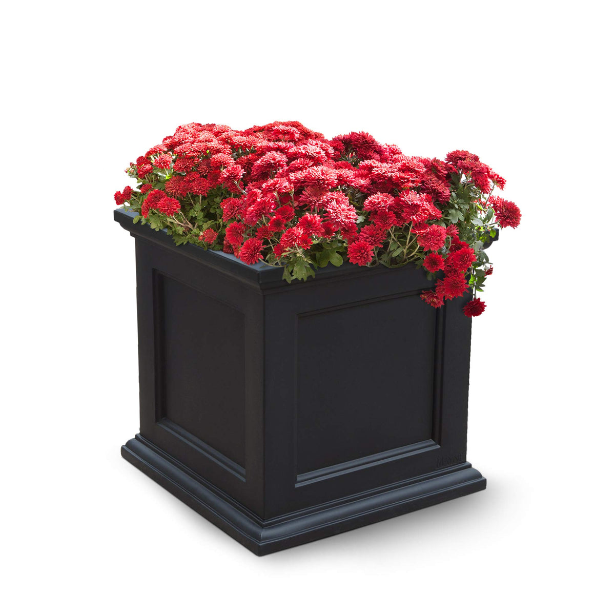 Mayne 5825B Fairfield Planter, 20-Inch, Black
