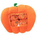 REFAHB Stuffed Pumpkin Fluffy Pumpkin Plush Durable Halloween Pumpkins Decorative Couch Throw Pillow Soft Pumpkin Plush Pillow G