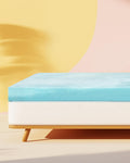 Viscosoft Memory Foam Mattress Topper Cal King - 2 Inch Reflex Cooling Gel Mattress Pad - Certipur-Us - Oeko Tex Certified